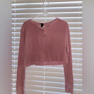 Wild Fable Cropped Shirt, Target, Medium